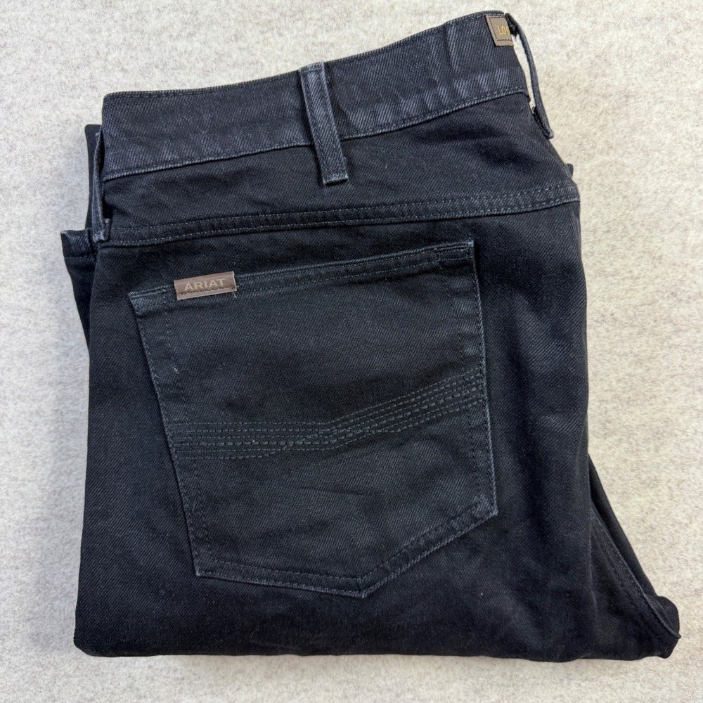 Ariat M7 Legacy Slim Fit Straight Leg Jeans Mens 38x38 Black Denim Pants